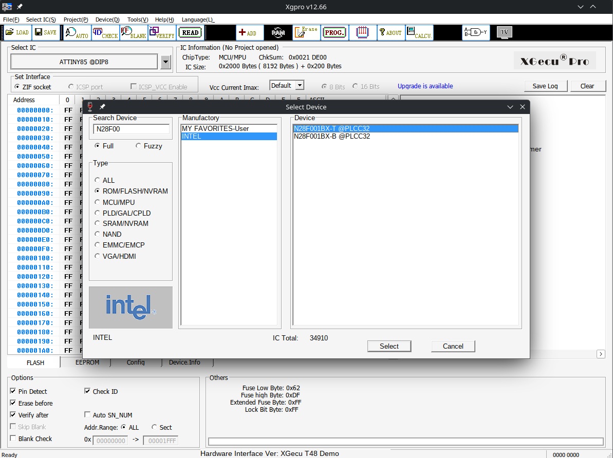 IC selection